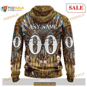 Custom Pittsburgh Penguins Native Costume Design Nhl Shirt Hoodie 3d 2