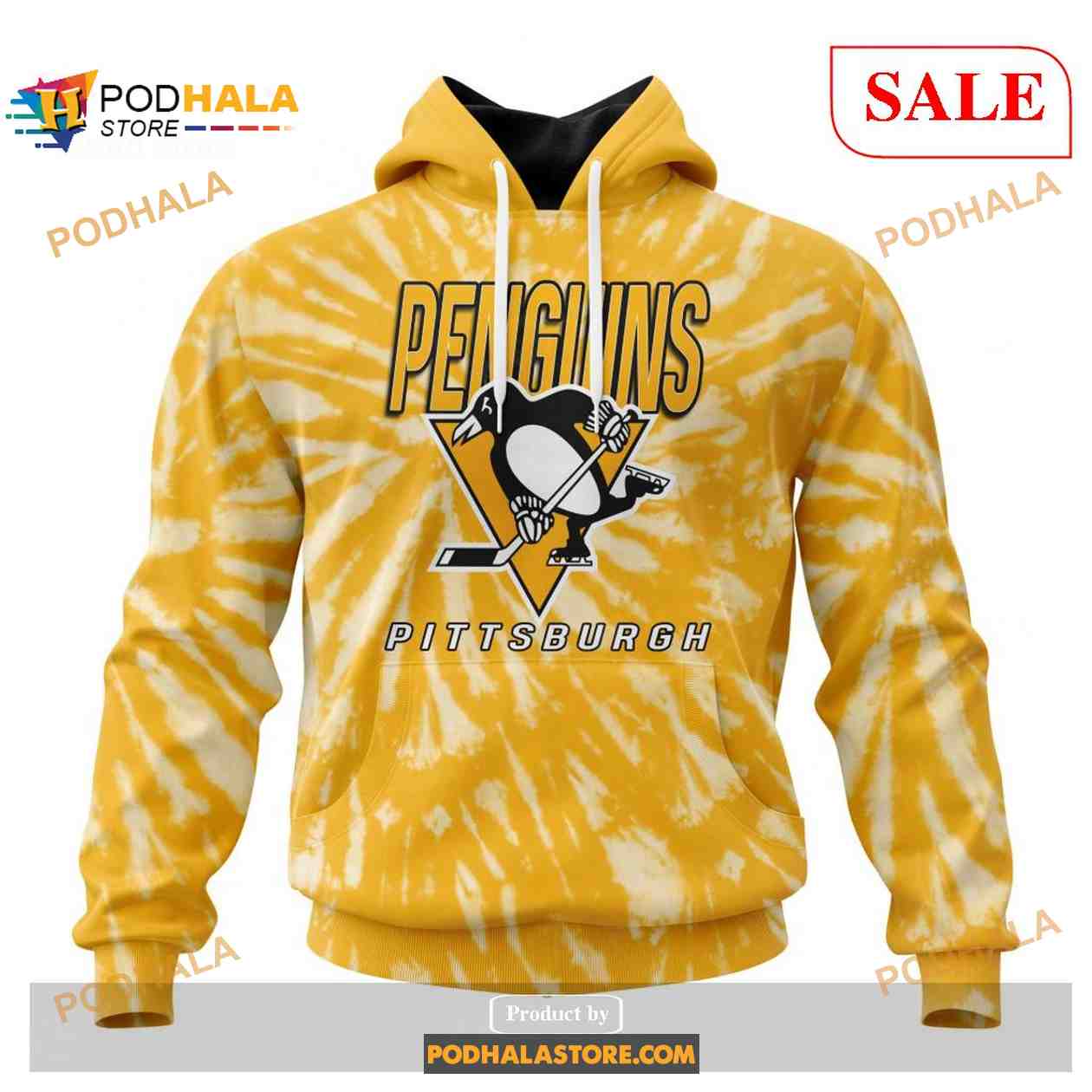 Custom Pittsburgh Penguins Retro Vintage Tie Dye NHL Shirt Hoodie 3D -  Bring Your Ideas, Thoughts And Imaginations Into Reality Today