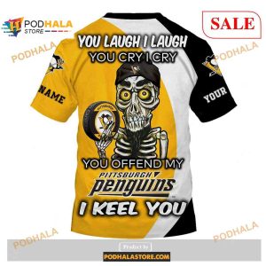 Custom Pittsburgh Penguins Sweatshirt Nhl Hoodie 3d You Laugh I Laugh You Cry I Cry 4