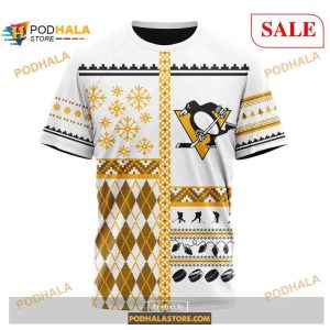 Custom Pittsburgh Penguins Unisex Christmas Nhl Shirt Hoodie 3d 3