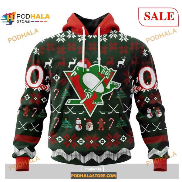 Custom Pittsburgh Penguins Unisex Christmas Shirt NHL Hoodie 3D