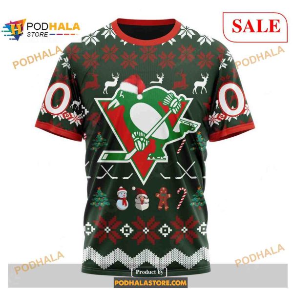 Custom Pittsburgh Penguins Unisex Christmas Shirt NHL Hoodie 3D