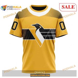 Custom Pittsburgh Penguins Unisex With Retro Concepts Nhl Shirt Hoodie 3d 3