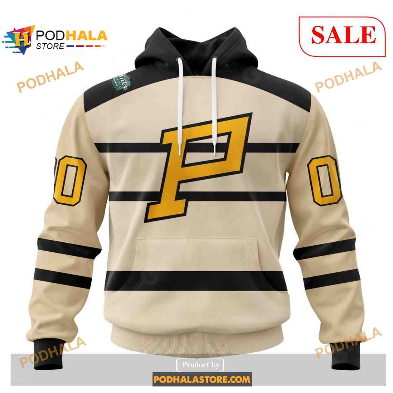 Maker of Jacket Sports Leagues Jackets NHL Black Yellow Pittsburgh Penguins Varsity