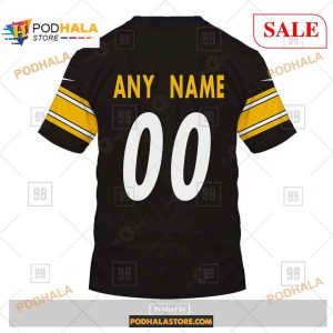 Custom Pittsburgh Steelers Home Shirt NFL Hoodie 3D 4