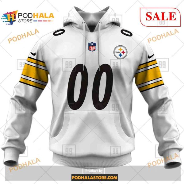 Custom Pittsburgh Steelers Road Jersey Shirt NFL Hoodie 3D