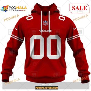 Custom San Francisco 49ers Home Shirt NFL Hoodie 3D 1