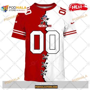 Custom San Francisco 49ers Mix Jersey Special Design Shirt NFL Hoodie 3D 2