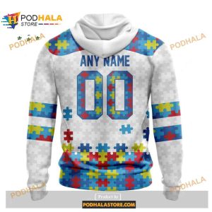 Custom San Francisco 49ers Special Autism Puzzle Game White Shirt NFL Hoodie 3D 2