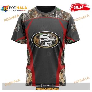 Custom San Francisco 49ers Special Camo Hunting Black Design Shirt NFL Hoodie 3D 3