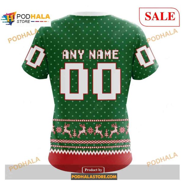 Custom San Jose Sharks Christmas Apparel NHL Shirt Hoodie 3D