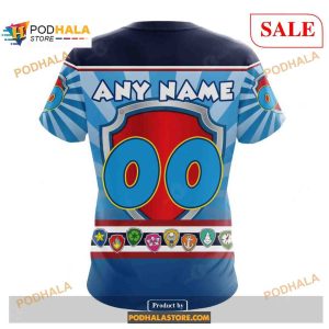 Custom San Jose Sharks Paw Patrol Nhl Shirt Hoodie 3d 4