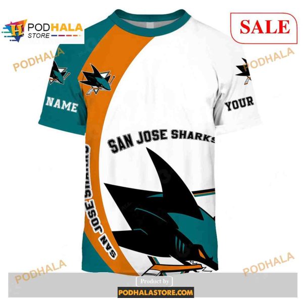 Custom San Jose Sharks Sweatshirt NHL Hoodie 3D, You laugh I Laugh You Cry I Cry