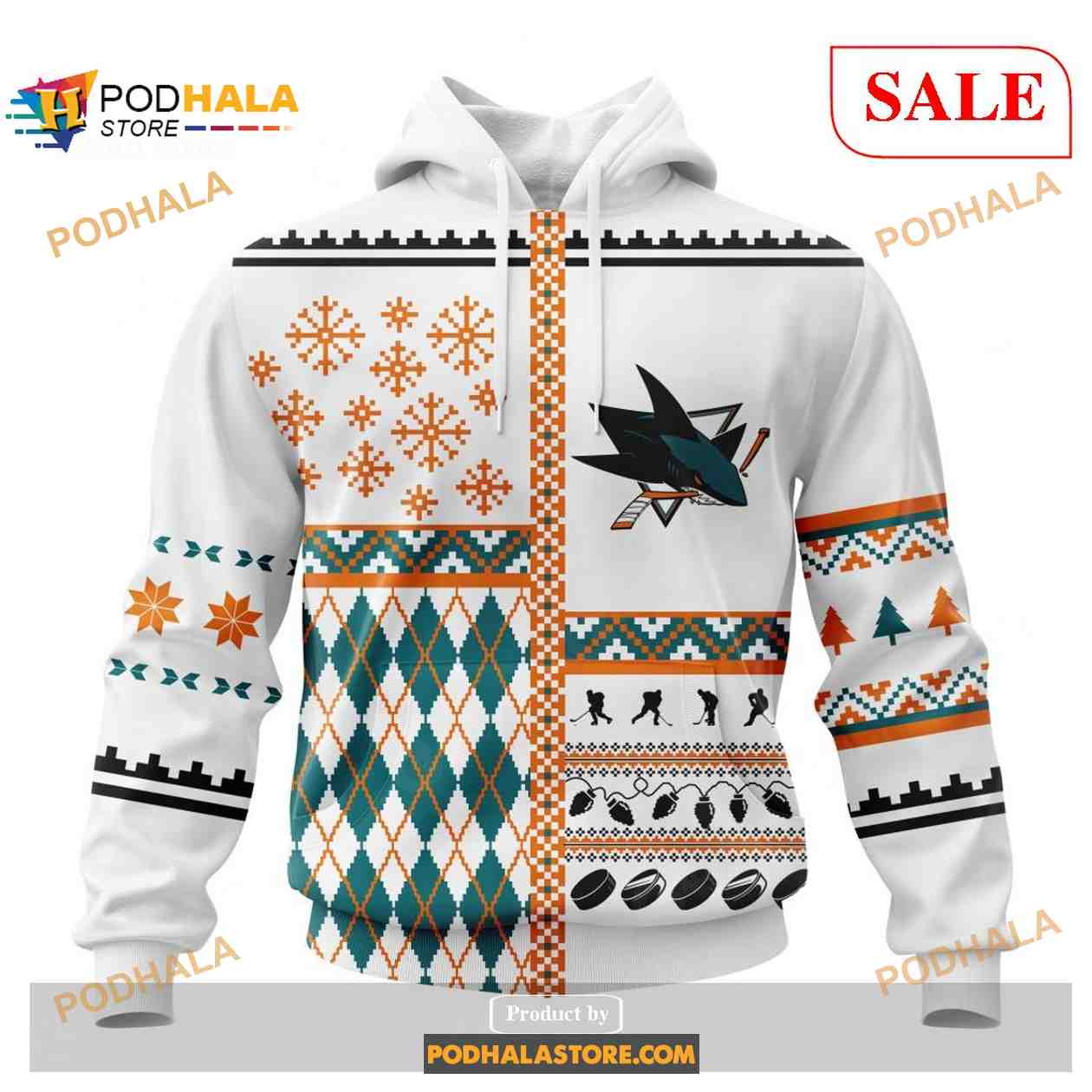 Custom San Jose Sharks Unisex With Retro Concepts NHL Shirt Hoodie 3D -  Bring Your Ideas, Thoughts And Imaginations Into Reality Today