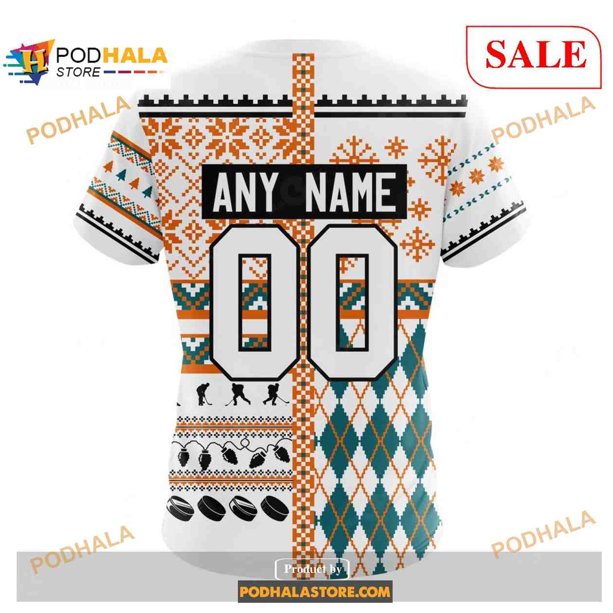 Custom San Jose Sharks Unisex Christmas Shirt NHL Hoodie 3D - Bring Your  Ideas, Thoughts And Imaginations Into Reality Today