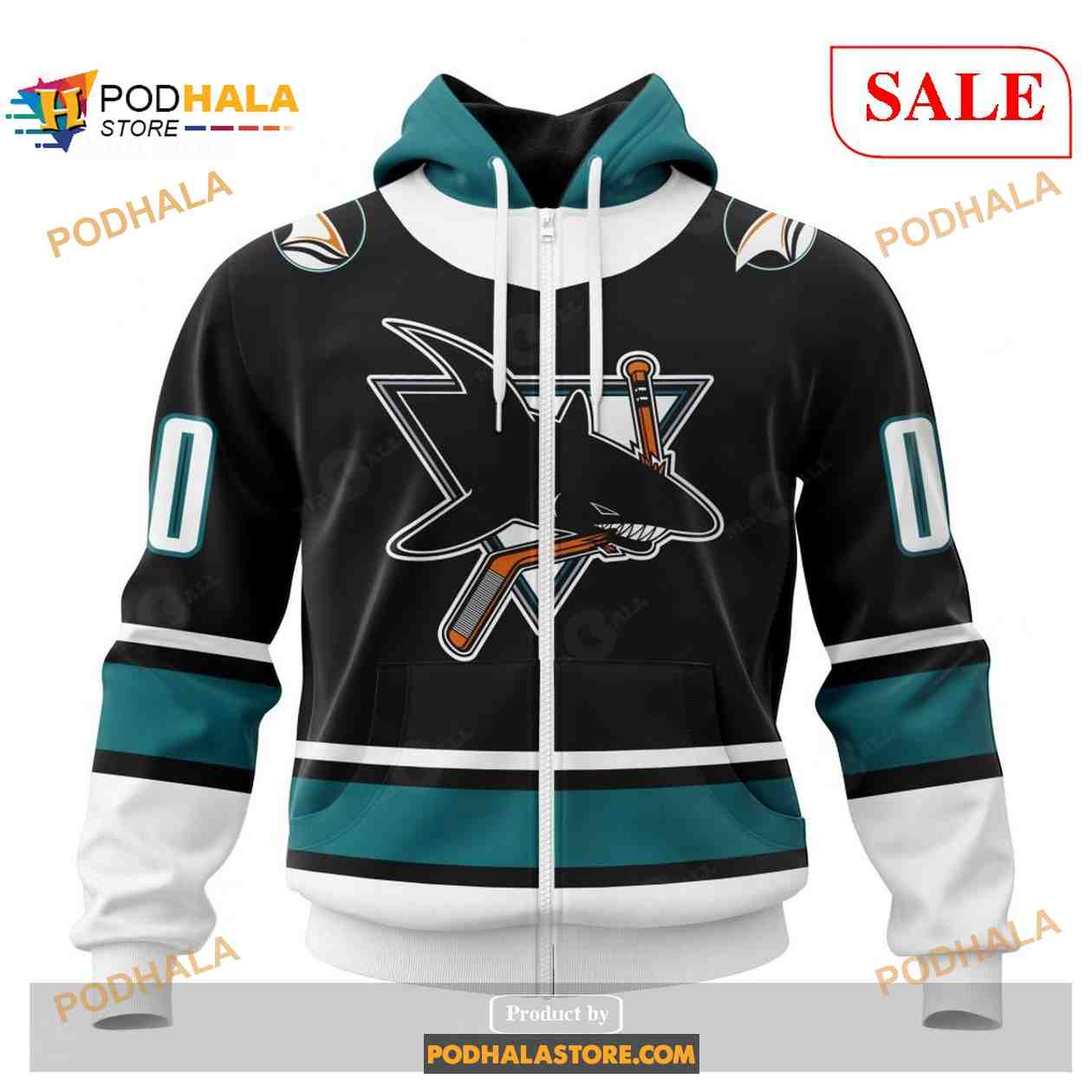 Custom San Jose Sharks ALL Star Sunset NHL Shirt Hoodie 3D - Bring