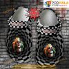 Custom Scary Beetlejuice 3D Funny Crocs Halloween, Checkered Tunnel Clogs Shoes