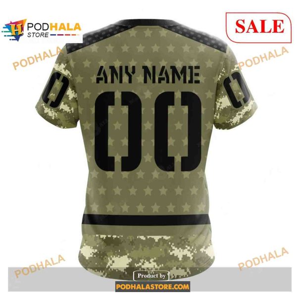 Custom Seattle Kraken Camo Military Appreciation NHL Shirt Hoodie 3D