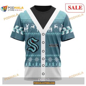 Custom Seattle Kraken Chrismas Season Nhl Shirt Hoodie 3d 3