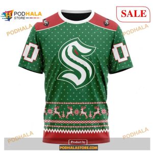 Custom Seattle Kraken Christmas Apparel Nhl Shirt Hoodie 3d 3