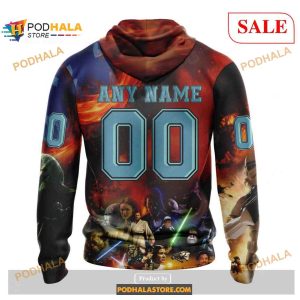 Custom Seattle Kraken Design X Star War Nhl Shirt Hoodie 3d 2