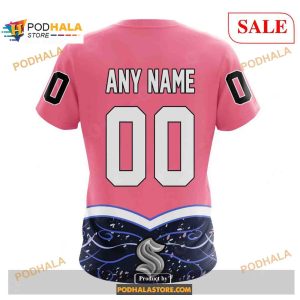 Custom Seattle Kraken Fights Cancer Nhl Shirt Hoodie 3d 4