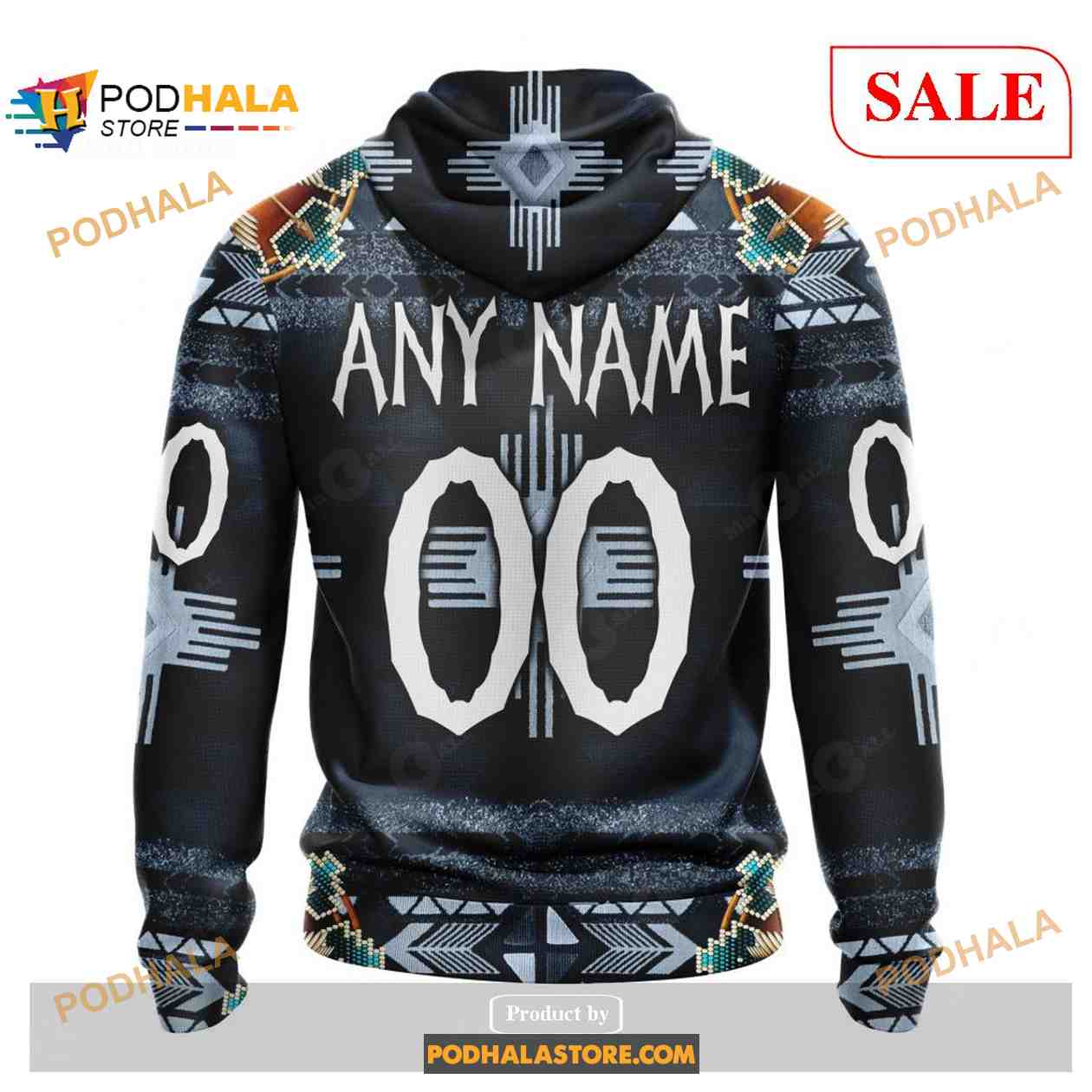 Custom Seattle Kraken Sweatshirt NHL Hoodie 3D, You laugh I Laugh