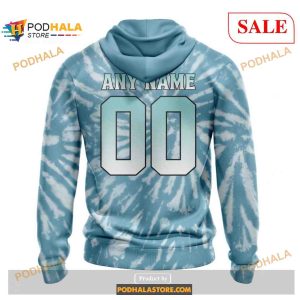 Custom Seattle Kraken Retro Vintage Tie Dye Nhl Shirt Hoodie 3d 2
