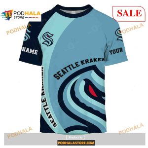 Custom Seattle Kraken Sweatshirt Nhl Hoodie 3d You Laugh I Laugh You Cry I Cry 2