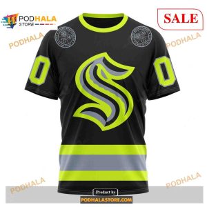 Custom Seattle Kraken Unisex Firefighter Uniforms Color Nhl Shirt Hoodie 3d 3