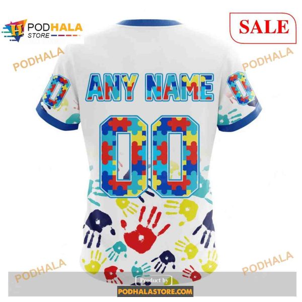 Custom St Louis Blues Autism Awareness Design NHL Shirt Hoodie 3D