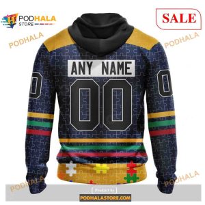 Custom St Louis Blues Fearless Aganst Autism Nhl Shirt Hoodie 3d 2