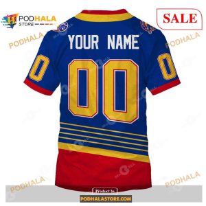 Custom St Louis Blues Throwback Vintage Nhl Hockey Away Jersey Nhl Shirt Hoodie 3d 4