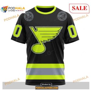 Custom St Louis Blues Unisex Firefighter Uniforms Color Nhl Shirt Hoodie 3d 3