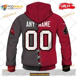 Custom Tampa Bay Buccaneers Mix Jersey Special Design Shirt NFL Hoodie 3D 3