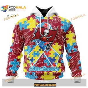 NFL Pittsburgh Steelers All Over Print Zip Hoodie 3D Puzzle Autism  Awareness Unisex Zip Hoodie