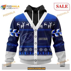 Personalized NHL Tampa Bay Lightning Vintage Black 3D Hoodie For Men Women  - T-shirts Low Price