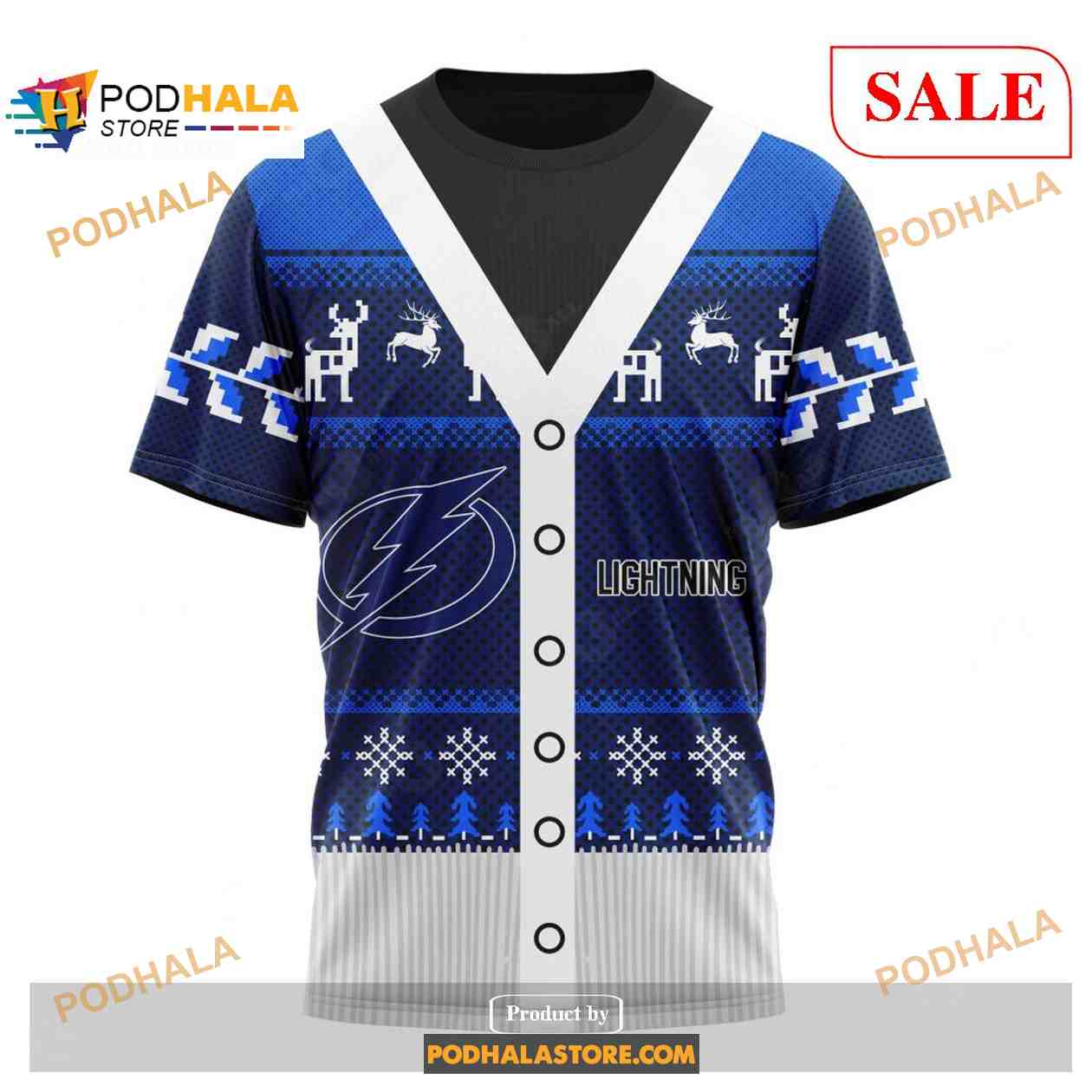 Custom Tampa Bay Lightning Chrismas Season NHL Shirt Hoodie 3D - Bring Your  Ideas, Thoughts And Imaginations Into Reality Today