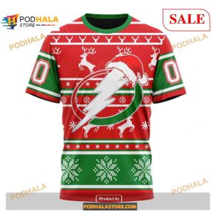 Custom Tampa Bay Lightning Christmas Nhl Unisex Shirt Hoodie 3d 3