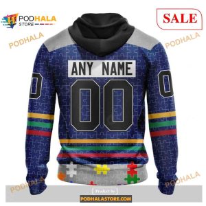 Custom Tampa Bay Lightning Fearless Aganst Autism Nhl Shirt Hoodie 3d 2