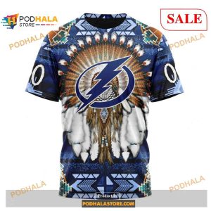 Custom Tampa Bay Lightning Native Costume Nhl Shirt Hoodie 3d 3