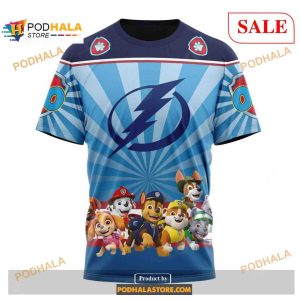 Custom Tampa Bay Lightning Paw Patrol Nhl Shirt Hoodie 3d 3