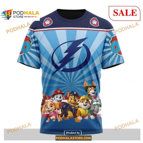 Custom Tampa Bay Lightning Paw Patrol NHL Shirt Hoodie 3D