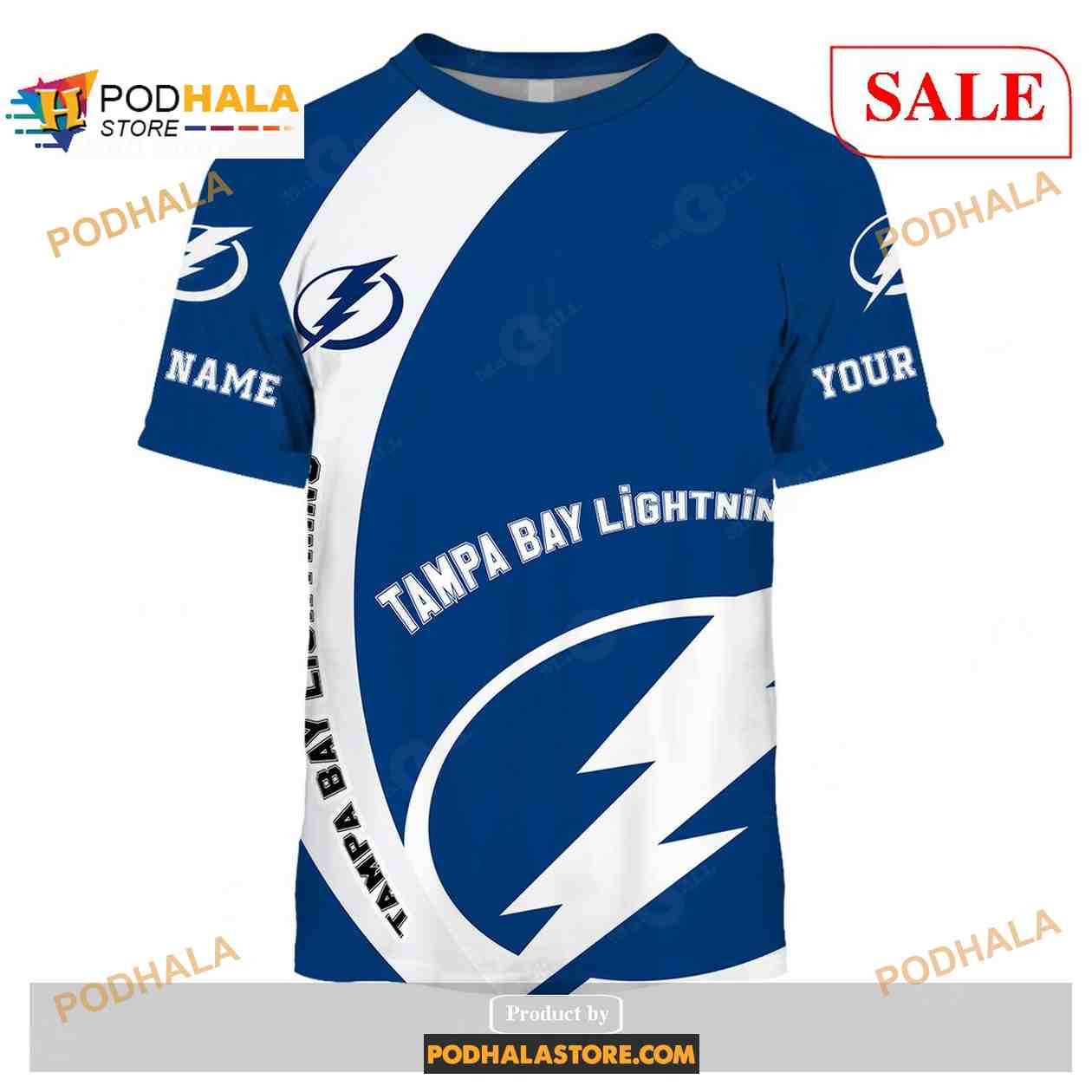 tampa bay lightning jersey custom