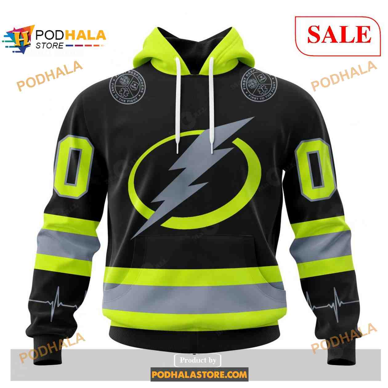 Custom Tampa Bay Lightning Unisex FireFighter Uniforms Color NHL Shirt  Hoodie 3D - Bring Your Ideas, Thoughts And Imaginations Into Reality Today