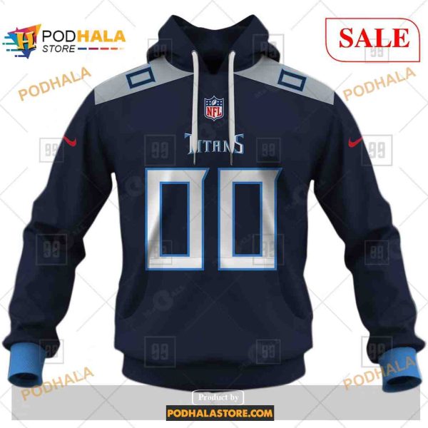 Custom Tennessee Titans Home Shirt NFL Hoodie 3D