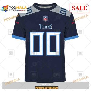 Custom Tennessee Titans Home Shirt NFL Hoodie 3D 2