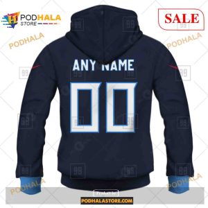 Custom Tennessee Titans Home Shirt NFL Hoodie 3D 3