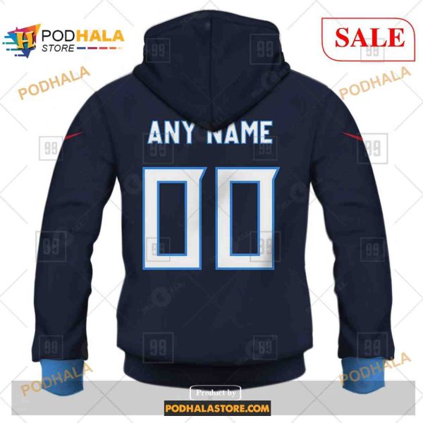 Custom Tennessee Titans Home Shirt NFL Hoodie 3D