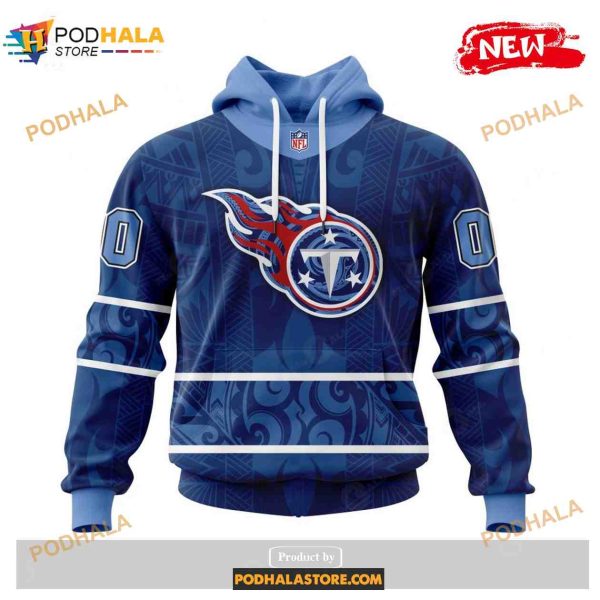 Custom Tennessee Titans Native With Samoa Culture Design Shirt NFL Hoodie 3D